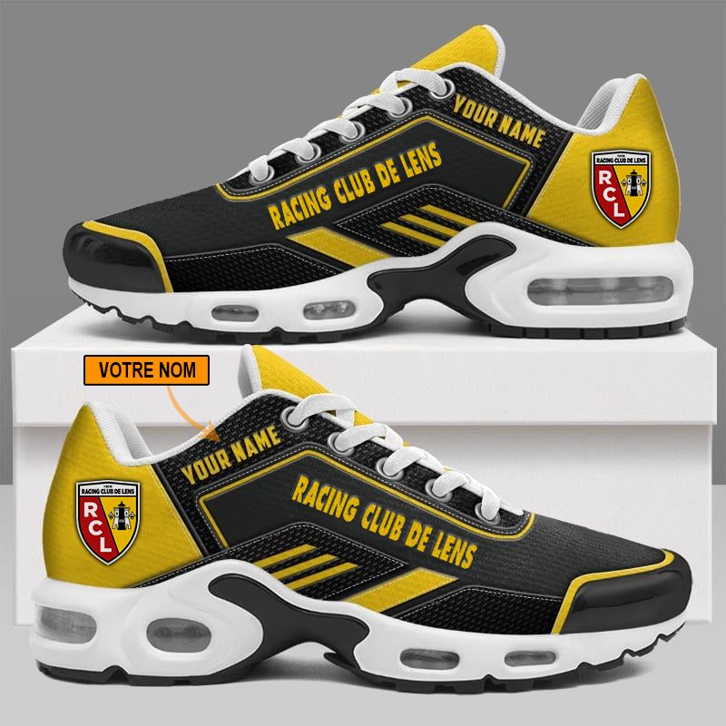 RC Lens – Chaussures Air Max Plus Nouveau style avec nom personnalisé RC Lens – Chaussures Air Max Plus Nouveau style avec nom personnalisé