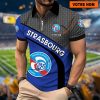 RC Strasbourg Alsace – Polo à fermeture éclair Nouveau Design Avec Nom Personnalisé