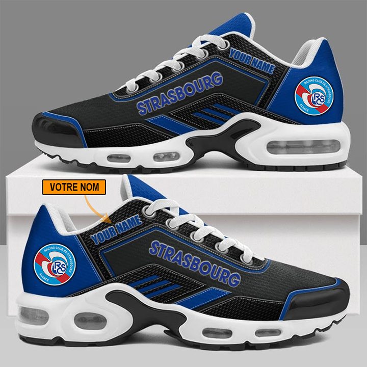 RC Strasbourg Alsace – Chaussures Air Max Plus Nouveau style avec nom personnalisé RC Strasbourg Alsace – Chaussures Air Max Plus Nouveau style avec nom personnalisé