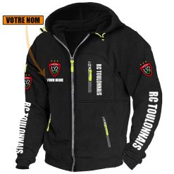 RC Toulonnais – Blouson zippé Édition spéciale avec nom personnalisé