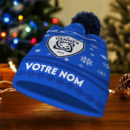 RC Vannes – Bonnet de Noël Nouvelle Version avec nom personnalisé RC Vannes – Bonnet de Noël Nouvelle Version avec nom personnalisé