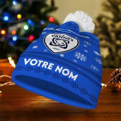 RC Vannes – Bonnet de Noël Nouvelle Version avec nom personnalisé