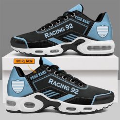 Racing 92 – Chaussures Air Max Plus Nouveau style avec nom personnalisé