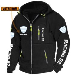 Racing 92 – Blouson zippé Édition spéciale avec nom personnalisé