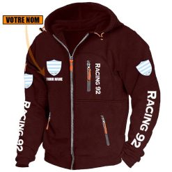 Racing 92 – Blouson zippé Édition spéciale avec nom personnalisé