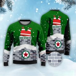 Red Star FC – Pull-over à motif de Père Noël