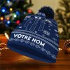 SU Agen – Bonnet de Noël Nouvelle Version avec nom personnalisé