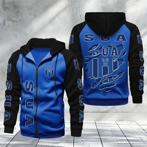 SU Agen – Hoodie zippé raglan Nouveau Design Nouvelle édition SU Agen – Hoodie zippé raglan Nouveau Design Nouvelle édition