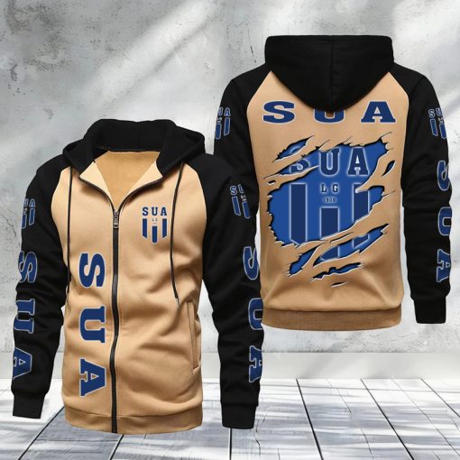 SU Agen – Hoodie zippé raglan Nouveau Design Nouvelle édition SU Agen – Hoodie zippé raglan Nouveau Design Nouvelle édition