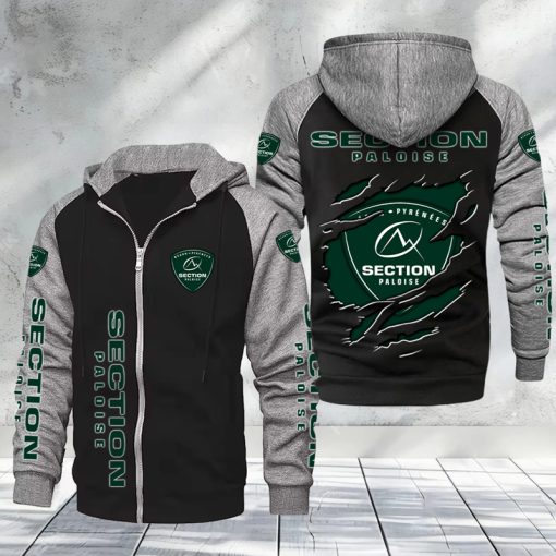 Section Paloise – Hoodie zippé raglan Nouveau Design Nouvelle édition Section Paloise – Hoodie zippé raglan Nouveau Design Nouvelle édition