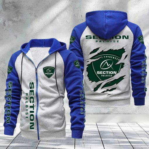 Section Paloise – Hoodie zippé raglan Nouveau Design Nouvelle édition Section Paloise – Hoodie zippé raglan Nouveau Design Nouvelle édition