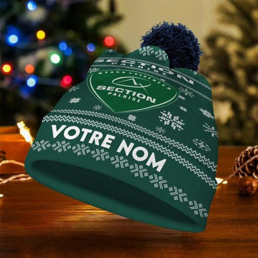 Section Paloise – Bonnet de Noël Nouvelle Version avec nom personnalisé Section Paloise – Bonnet de Noël Nouvelle Version avec nom personnalisé