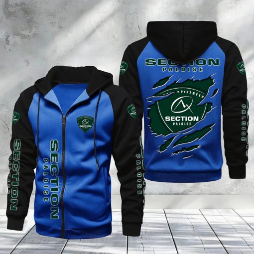 Section Paloise – Hoodie zippé raglan Nouveau Design Nouvelle édition Section Paloise – Hoodie zippé raglan Nouveau Design Nouvelle édition