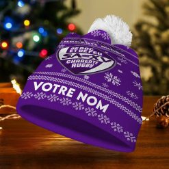 Soyaux-Angoulême XV – Bonnet de Noël Nouvelle Version avec nom personnalisé