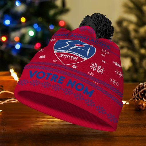 Stade Aurillacois – Bonnet de Noël Nouvelle Version avec nom personnalisé Stade Aurillacois – Bonnet de Noël Nouvelle Version avec nom personnalisé