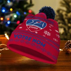 Stade Aurillacois – Bonnet de Noël Nouvelle Version avec nom personnalisé