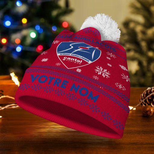 Stade Aurillacois – Bonnet de Noël Nouvelle Version avec nom personnalisé Stade Aurillacois – Bonnet de Noël Nouvelle Version avec nom personnalisé
