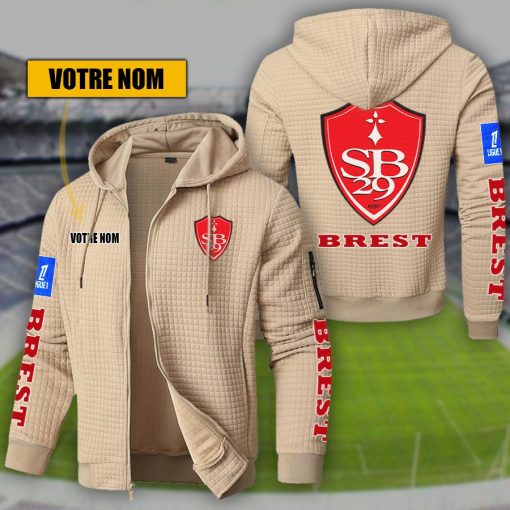 Stade Brestois 29 – Hoodie de sport nouvelle version avec nom personnalisé Stade Brestois 29 – Hoodie de sport nouvelle version avec nom personnalisé