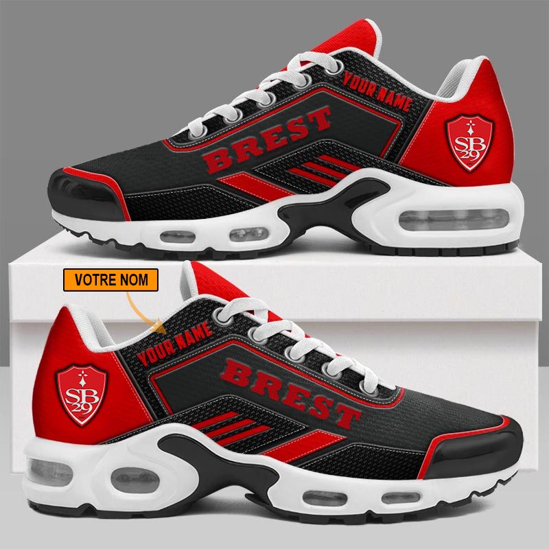 Stade Brestois 29 – Chaussures Air Max Plus Nouveau style avec nom personnalisé Stade Brestois 29 – Chaussures Air Max Plus Nouveau style avec nom personnalisé