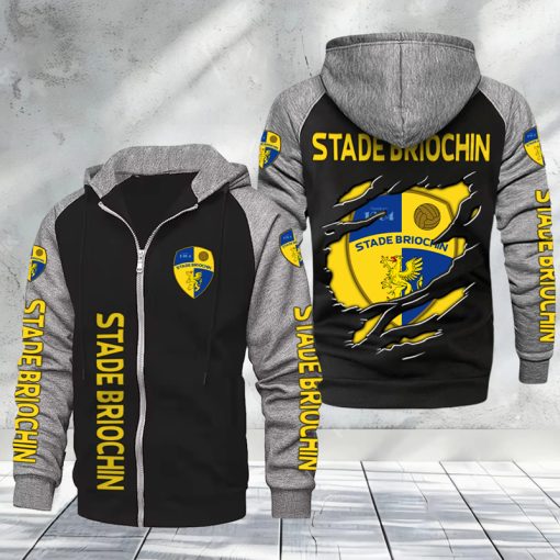 Stade Briochin – Hoodie zippé raglan Nouveau Design Nouvelle édition Stade Briochin – Hoodie zippé raglan Nouveau Design Nouvelle édition