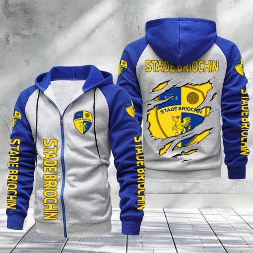 Stade Briochin – Hoodie zippé raglan Nouveau Design Nouvelle édition Stade Briochin – Hoodie zippé raglan Nouveau Design Nouvelle édition