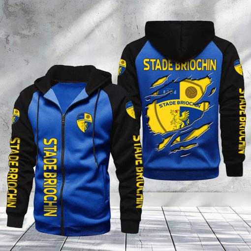 Stade Briochin – Hoodie zippé raglan Nouveau Design Nouvelle édition Stade Briochin – Hoodie zippé raglan Nouveau Design Nouvelle édition