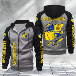 Stade Briochin – Hoodie zippé raglan Nouveau Design Nouvelle édition