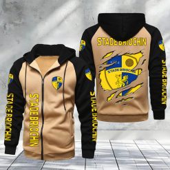 Stade Briochin – Hoodie zippé raglan Nouveau Design Nouvelle édition