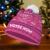 Stade Francais – Bonnet de Noël Nouvelle Version avec nom personnalisé