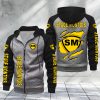 Stade Montois Rugby – Hoodie zippé raglan Nouveau Design Nouvelle édition