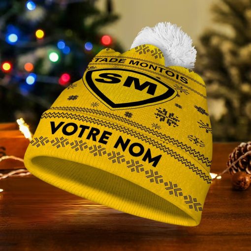 Stade Montois Rugby – Bonnet de Noël Nouvelle Version avec nom personnalisé Stade Montois Rugby – Bonnet de Noël Nouvelle Version avec nom personnalisé