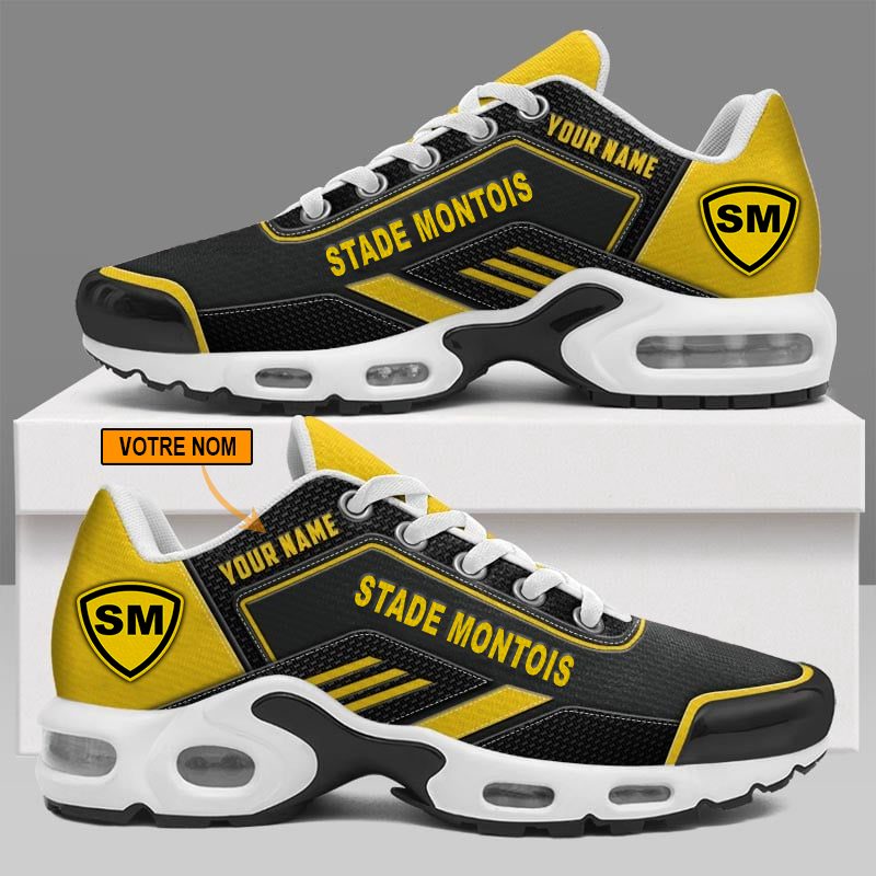 Stade Montois Rugby – Chaussures Air Max Plus Nouveau style avec nom personnalisé Stade Montois Rugby – Chaussures Air Max Plus Nouveau style avec nom personnalisé