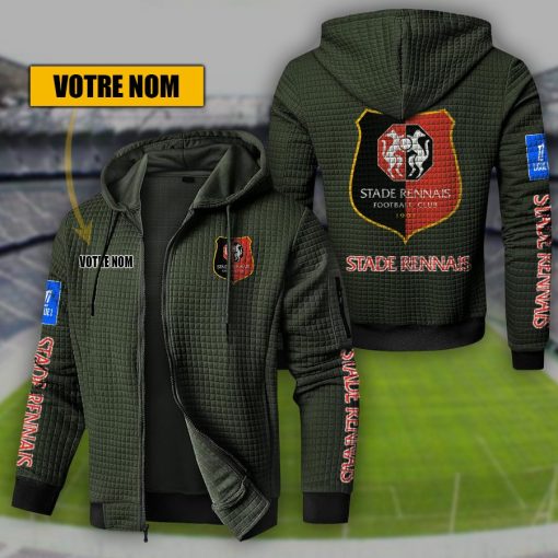 Stade Rennais FC – Hoodie de sport nouvelle version avec nom personnalisé Stade Rennais FC – Hoodie de sport nouvelle version avec nom personnalisé
