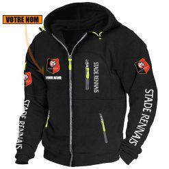 Stade Rennais FC – Blouson zippé Édition spéciale avec nom personnalisé