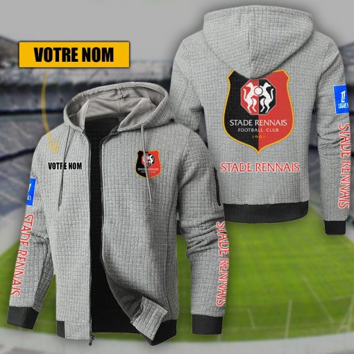 Stade Rennais FC – Hoodie de sport nouvelle version avec nom personnalisé Stade Rennais FC – Hoodie de sport nouvelle version avec nom personnalisé