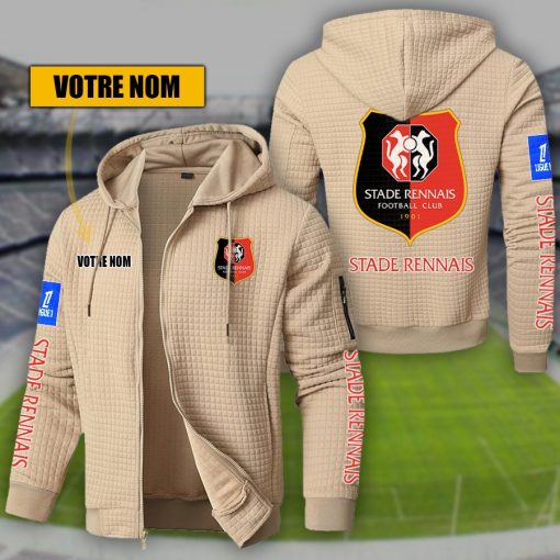Stade Rennais FC – Hoodie de sport nouvelle version avec nom personnalisé Stade Rennais FC – Hoodie de sport nouvelle version avec nom personnalisé