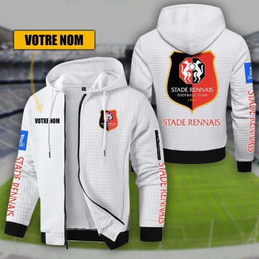 Stade Rennais FC – Hoodie de sport nouvelle version avec nom personnalisé Stade Rennais FC – Hoodie de sport nouvelle version avec nom personnalisé