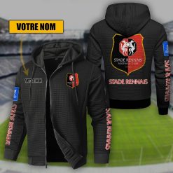 Stade Rennais FC – Hoodie de sport nouvelle version avec nom personnalisé