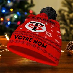 Stade Toulousain – Bonnet de Noël Nouvelle Version avec nom personnalisé