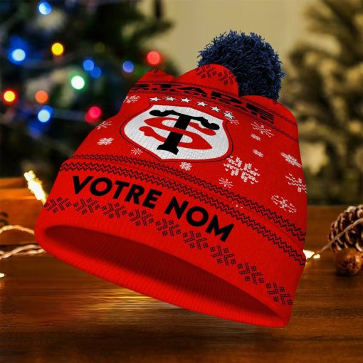Stade Toulousain – Bonnet de Noël Nouvelle Version avec nom personnalisé Stade Toulousain – Bonnet de Noël Nouvelle Version avec nom personnalisé