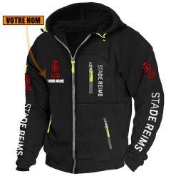 Stade de Reims – Blouson zippé Édition spéciale avec nom personnalisé