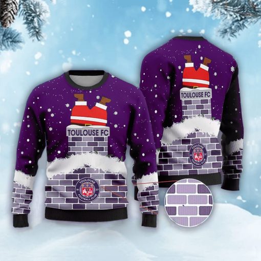 Toulouse FC – Pull-over à motif de Père Noël