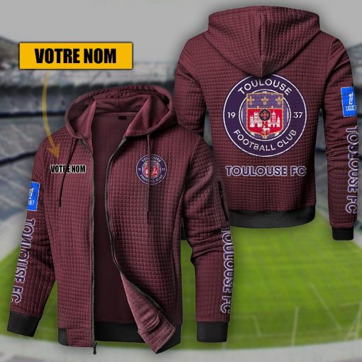 Toulouse FC – Hoodie de sport nouvelle version avec nom personnalisé Toulouse FC – Hoodie de sport nouvelle version avec nom personnalisé