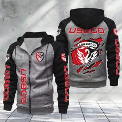US Boulogne – Hoodie zippé raglan Nouveau Design Nouvelle édition