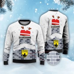 US Carcassonnaise – Pull-over à motif de Père Noël