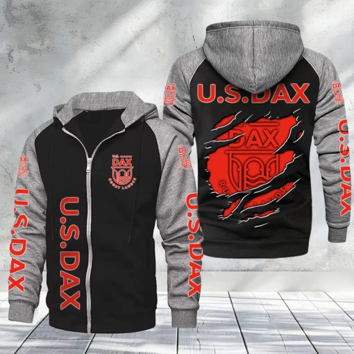 US Dax – Hoodie zippé raglan Nouveau Design Nouvelle édition US Dax – Hoodie zippé raglan Nouveau Design Nouvelle édition