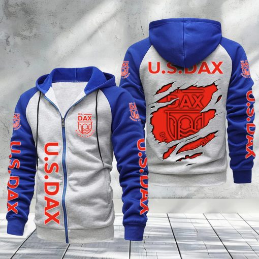US Dax – Hoodie zippé raglan Nouveau Design Nouvelle édition US Dax – Hoodie zippé raglan Nouveau Design Nouvelle édition