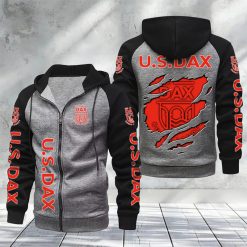 US Dax – Hoodie zippé raglan Nouveau Design Nouvelle édition
