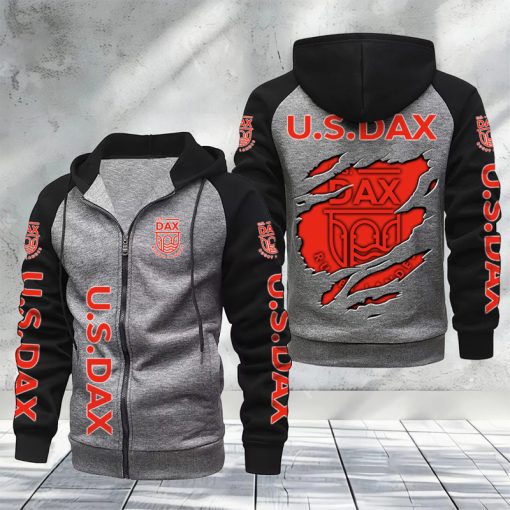 US Dax – Hoodie zippé raglan Nouveau Design Nouvelle édition