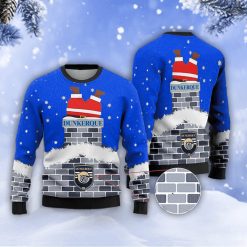 USL Dunkerque – Pull-over à motif de Père Noël